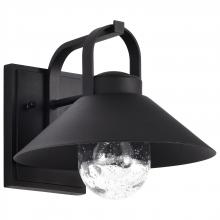 Nuvo 60/8541 - Ridge; Medium Outdoor Lantern; Black Finish; Clear Seeded Glass