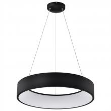 Nuvo 62/1458R1 - Orbit; 30 Watt LED Pendant; CCT Selectable 3000K/4000K/5000K; Black Finish