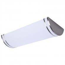Nuvo 62/1879 - Glamour; LED 25 Inch Linear Flush Mount; Brushed Nickel Finish; 27K/3K/35K/4K/5K CCT Selectable
