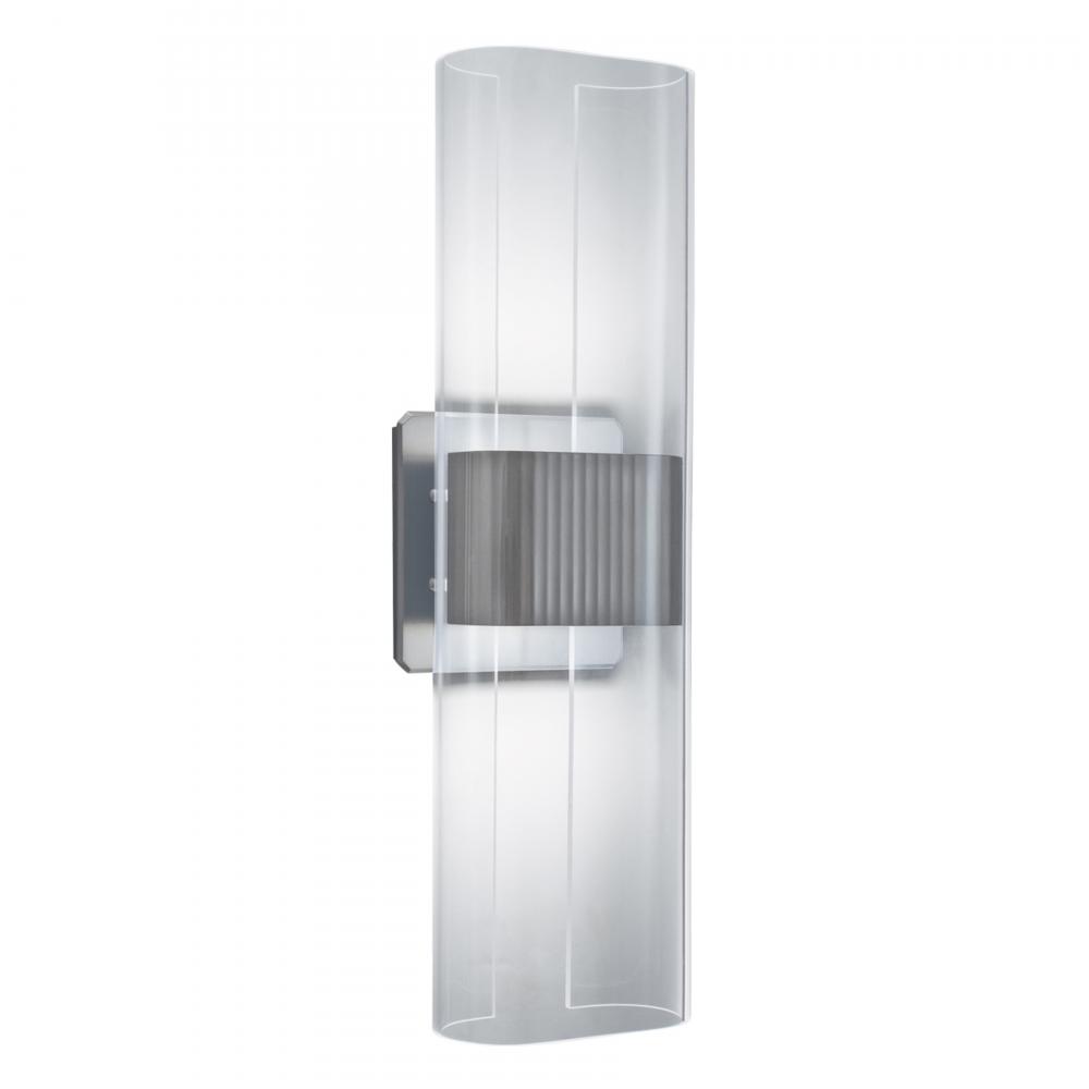 Gem 17'' High Integrated LED Sconce - Brushed Nickel