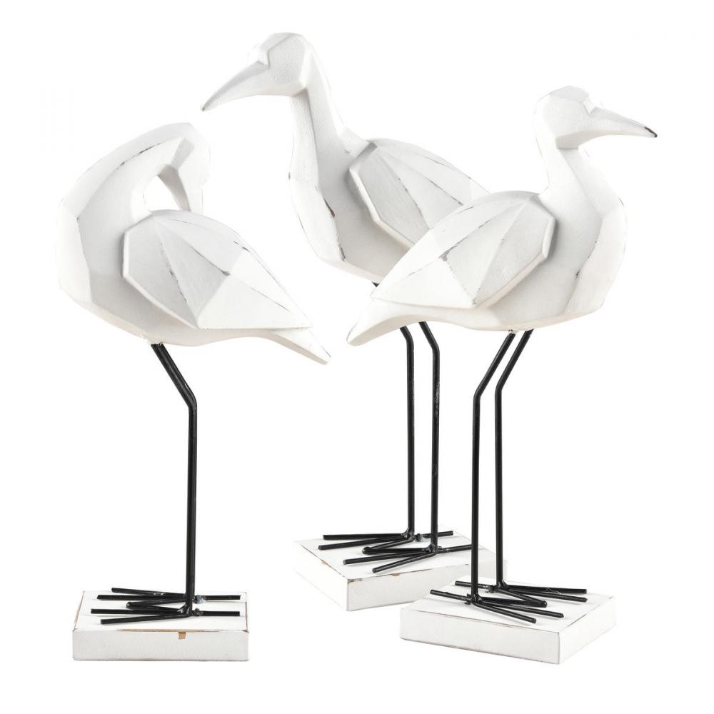 Carroll Bird Sculpture - Set of 3 (4 pack) (4 pack)