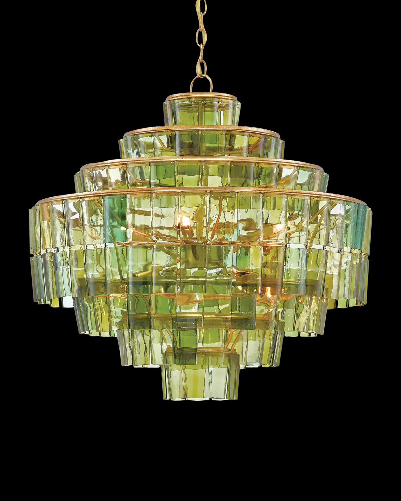 Sommelier Green Chandelier