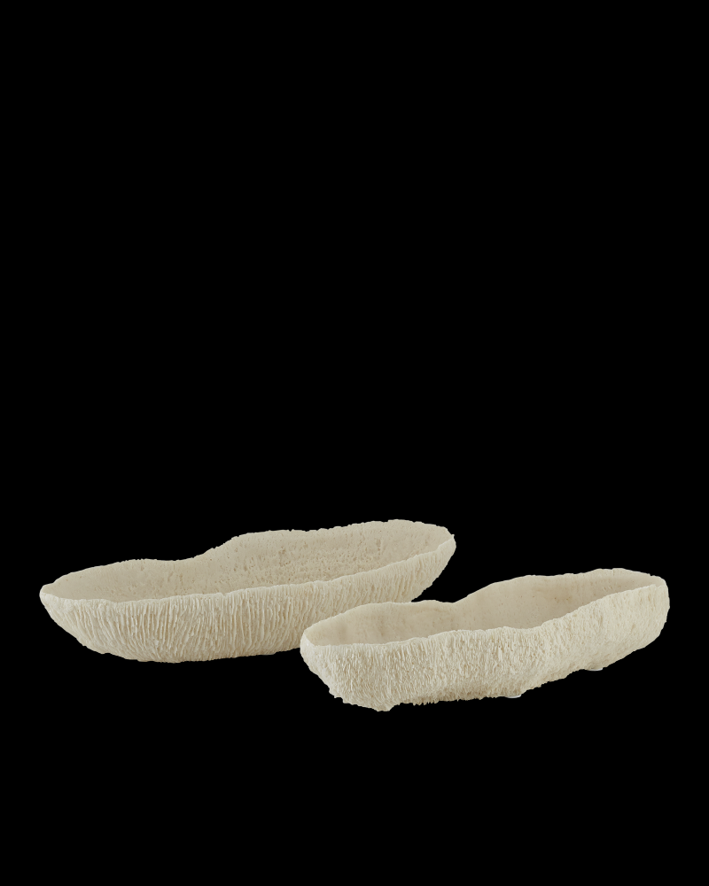 Island Ivory Tray Set of 2