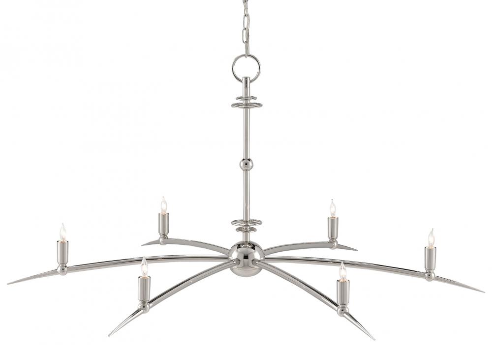 Zelia Nickel Chandelier