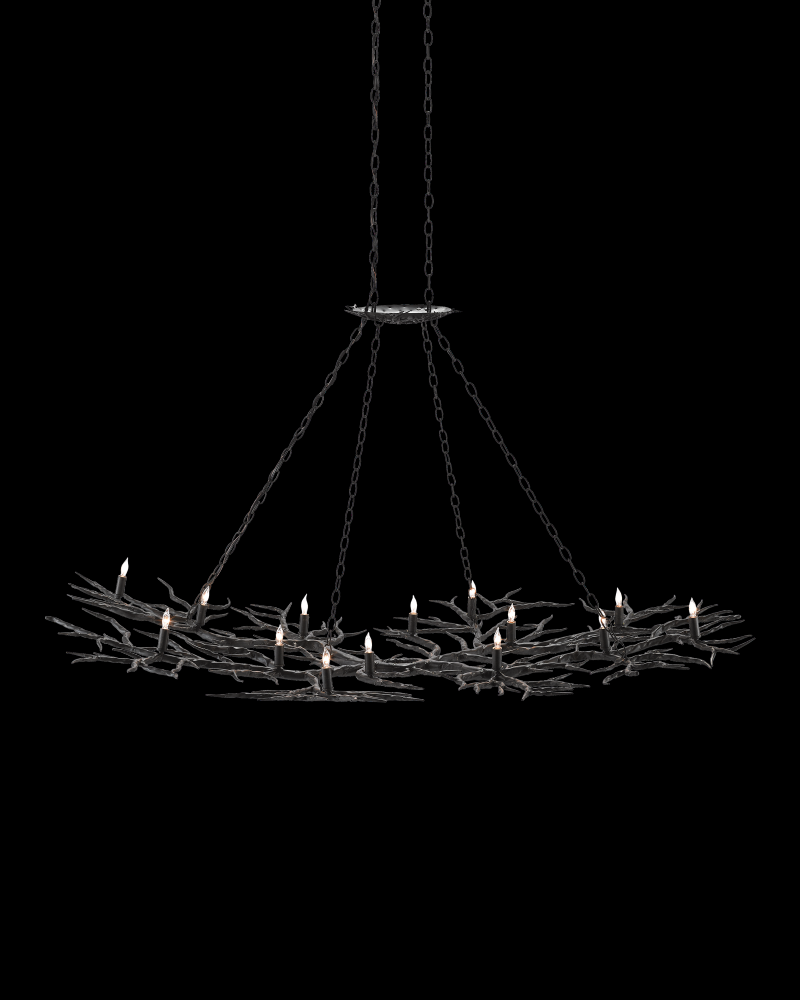 Rainforest Large Bronze Chandelier