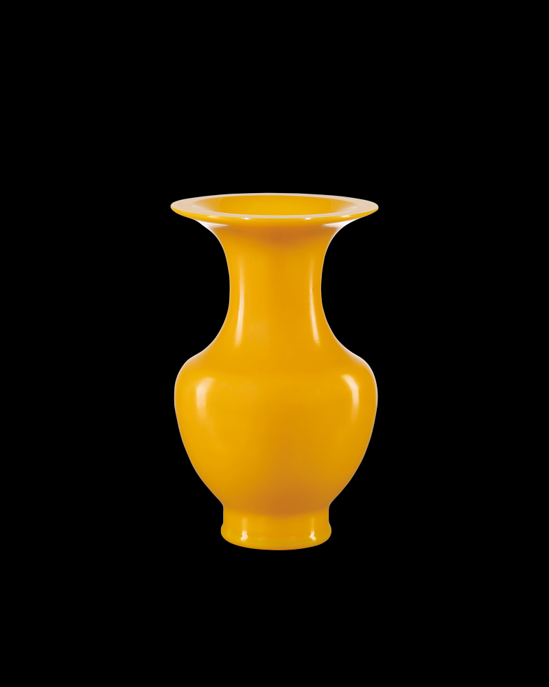 Yellow Peking Vase