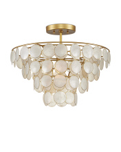 Currey 9000-1087 - Bon Vivant Small Semi-Flush Mount