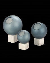 Currey 1200-0900 - Fresno Blue Orb Set of 3