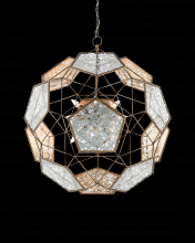 Currey 9000-0257 - Julius Bronze Orb Chandelier