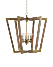 Currey 9000-0008 - Bastian Large Chestnut Lantern