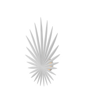 Currey 5000-0235 - Bismarkia White Wall Sconce