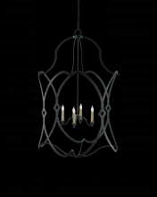 Currey 9000-0025 - Charisma Large Black Lantern