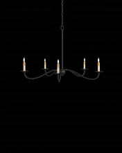 Currey 9000-1257 - Saxon Small Black Chandelier