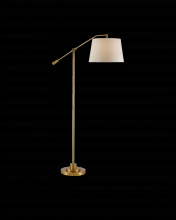 Currey 8000-0002 - Maxstoke Brass Floor Lamp